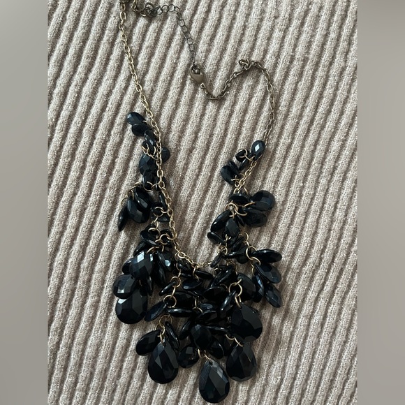 FREE with purchase! Gold & Black Statement Necklace - Picture 3 of 3